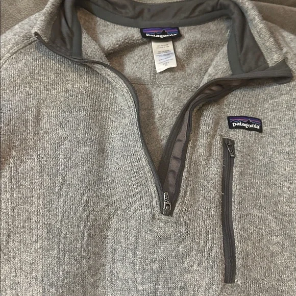 Patagonia Heathered Gray Fleece Pullover - Picture 7 of 7